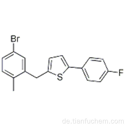 2- (5-Brom-2-methylbenzyl) -5- (4-fluorphenyl) thiophen CAS 1030825-20-7